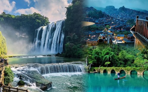3-day luxury tour of Guizhou (Huangguoshu Waterfall + Xiaoqikong in Libo + Xijiang Qianhu Miao Village)