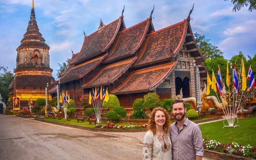 Recorrido a pie de medio día por la arquitectura del casco antiguo de Chiang Mai