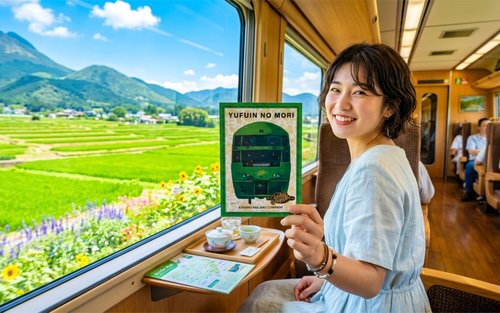 Τουριστικό τρένο Kyushu Yufuin no Mori - Yufuin & Yufuin no Mori & Umi Jigoku & Dazaifu (αναχώρηση από τη Φουκουόκα)
