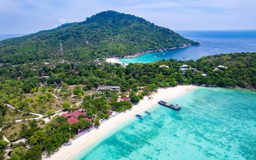 Racha og Coral Island dagstur med vandsportsoplevelse