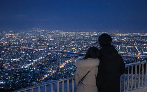 Mt. Moiwa Million Dollar Night View & Lake Toya Full-Day Tour