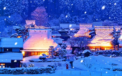 Kyoto Winter Illumination Tour - Ine Funaya & Amanohashidate & Miyama Thatched Village Winter Lantern Corridor (Including Special Experience) Day Trip (Departing from Osaka)