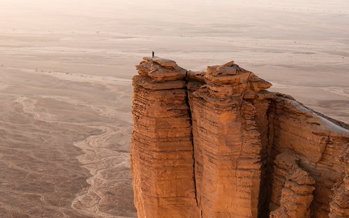Dîner et randonnée au bord du monde à Riyad