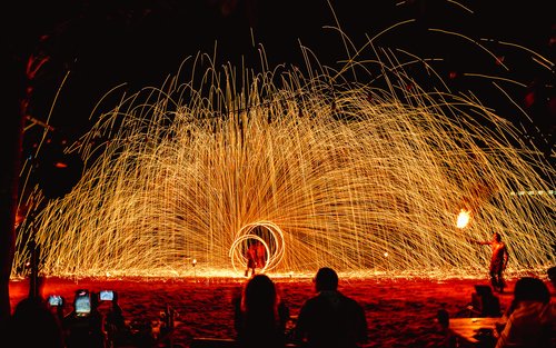 DAM Beach FIRESHOW 芭達雅