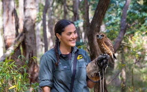 Capes Raptor Centre jegy Margaret Riverben