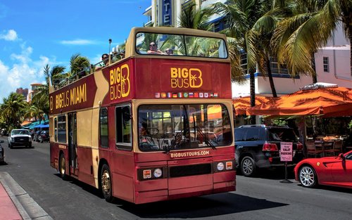Miami Big Bus Tours à arrêts multiples (découvert)