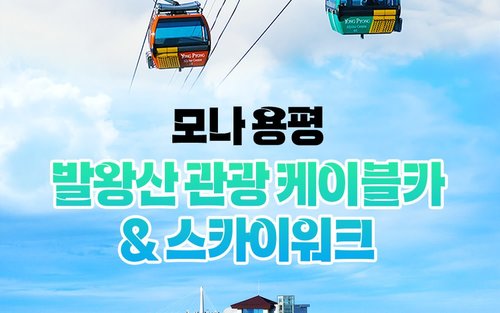 모나용평 발왕산 케이블카 이용권