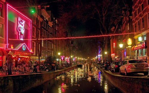 Tur Malam Red Light District Amsterdam