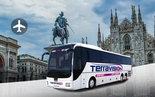 Milánó Malpensai Repülőtér - Milánói Busz a Terravisiontól