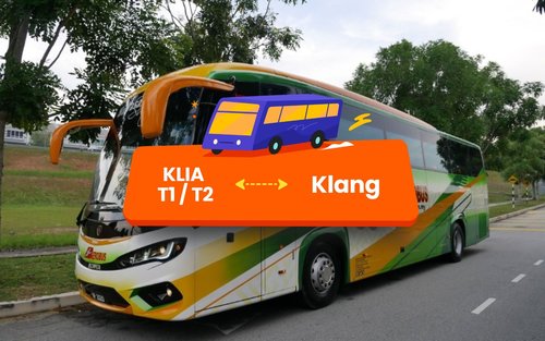 Aeroporto Internacional de Kuala Lumpur - Ônibus Klang da Aerobus