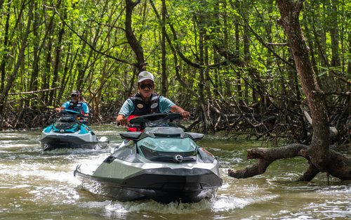 Langkawi Mangrove Jet Ski-tur med äventyr