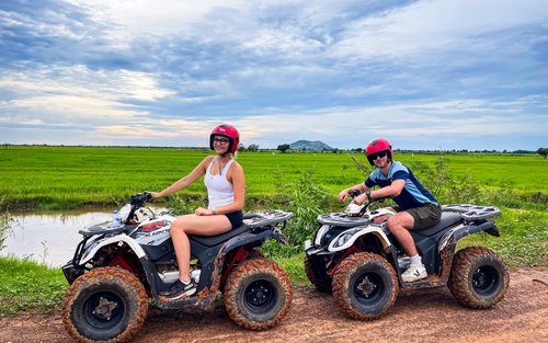 Khmer Village and Fish Farm ATV Tour