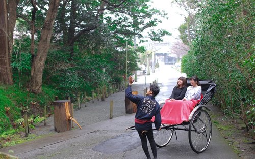 Karanasan sa Rickshaw sa Kamakura