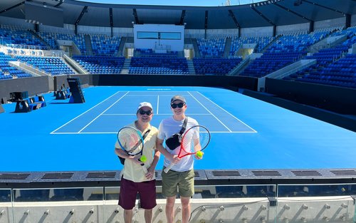 Esperienza sportiva di tennis al Melbourne Park