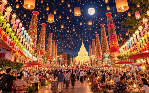 Festival lampionů Lanna 2026 v Chiang Mai-Lamphun