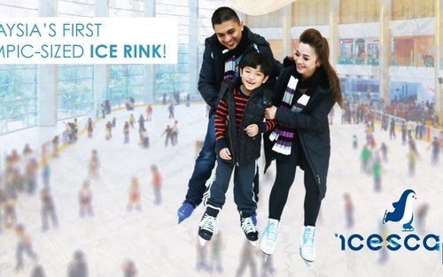 Ice Skating Experience at IOI City Mall in Putrajaya