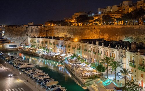 Valletta Waterfront, Mdina, and Rabat Night Tour
