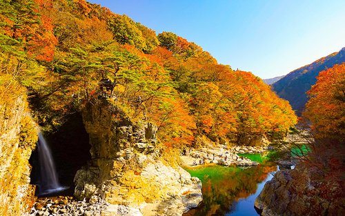 Ryuokyo Canyon Hiking Day Trip | Kinugawa Grand Suspension Bridge + Kinugawa Onsen