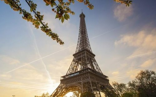 Eiffel Tower and Illuminations of Paris