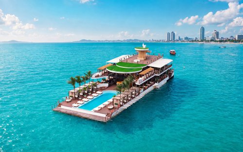 Pattaya: Esperienza di un giorno al Sina Beach Floating Club
