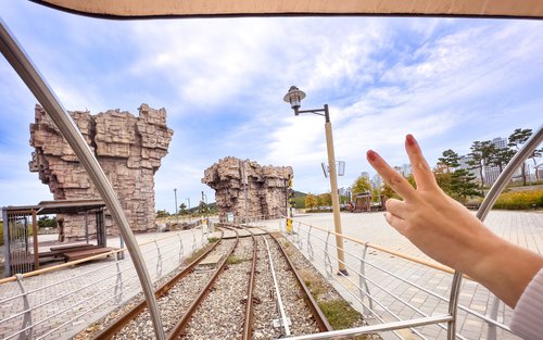 Yeongjongdo Seaside Rail Bike in Incheon