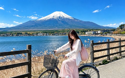 Ποδηλασία στη λίμνη Yamanaka του όρους Fuji & λίμνη Kawaguchiko & πάρκο Arakurayama Sengen & ημερήσια εκδρομή στο κατάστημα ρολογιών Hikawa