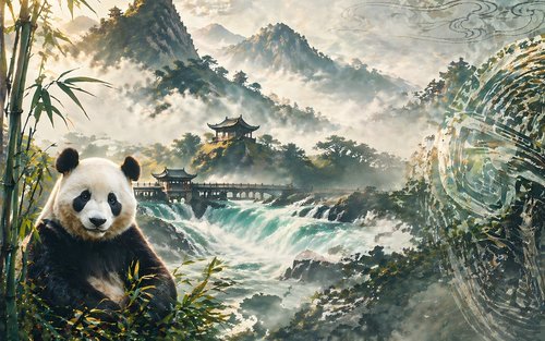 Lawatan 1 Hari ke Lembah Panda Dujiangyan Chengdu Sanxingdui Gunung Qingcheng 