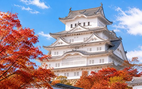 Excursion d'une journée au château de Himeji, site du patrimoine mondial, aux trois sources thermales les plus anciennes du Japon, Arima Onsen, et à l'observatoire du mont Rokko (au départ d'Osaka)
