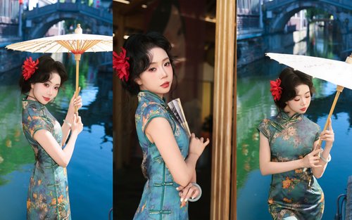 Taman Yu Shanghai | Penyewaan Qipao Mewah・Riasan・Pengalaman Fotografi