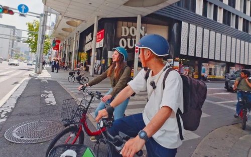 Visite à vélo d'une demi-journée du Parc du Mémorial de la Paix d'Hiroshima avec Okonomiyaki