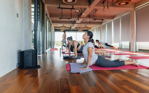 yoga class, yoga class at canggu yoga center yoga class