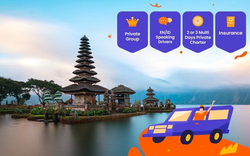 Wypożyczalnia samochodów na Bali na wiele dni z kierowcą