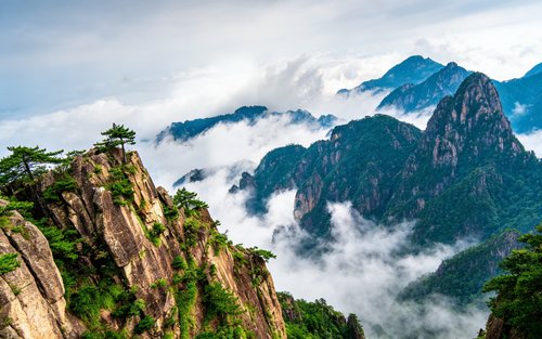 Excursão de um dia à Montanha Huangshan de Xangai com almoço buffet