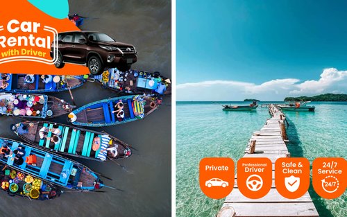 Thuê xe riêng Cần Thơ đi Hồ Chí Minh/ Mũi Né/ Nha Trang/ Đà Lạt và các thành phố thuộc Đồng Bằng Sông Cửu Long