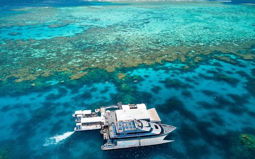 Creuer de dia complet a la Gran Barrera de Corall Exterior Quicksilver des de Port Douglas