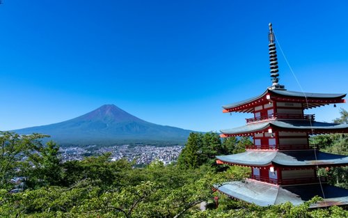 东京富士河口湖一日游（含游船）