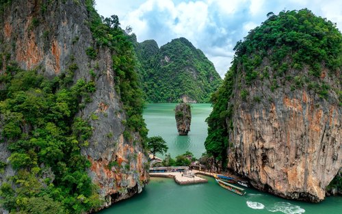 Tur de caiac de o zi întreagă pe insula James Bond din Phuket