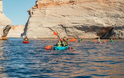 Page/Lake Powell: Tour guiado de caiaque e aquático pelo Antelope Canyon