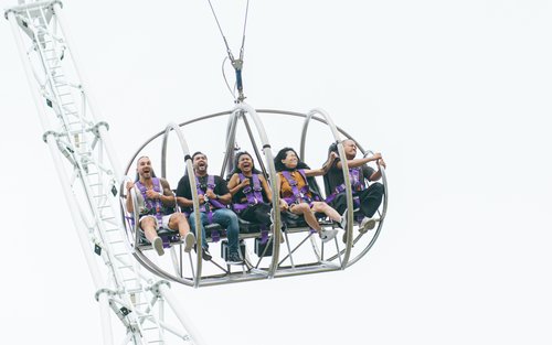 Plimbare extremă cu leagănul la G Swing Bali în Canggu 