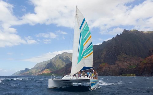 Napali Sunset Dinner Segelerlebnis an der Napali Küste
