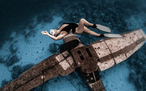 Freediving Tour at Oceanica Resort Plane Wreck
