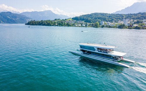 Round Trip Catamaran Sightseeing Cruise on Lake Lucerne
