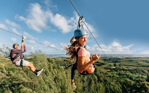 Tirolesa en las montañas del Atlas con desayuno desde Marrakech