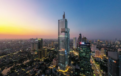 在雅加達Thamrin Nine觀景臺