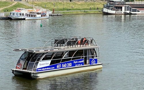 Weichsel Flussfahrt mit Panoramadeck in Krakau