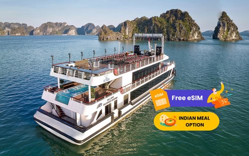 Diamond Luxury Day Cruise: Ha Long Bay, Sung Sot & Titop Island