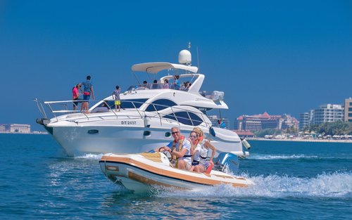 Experiència en llanxa ràpida Sea Camel autoconduïda a Dubai