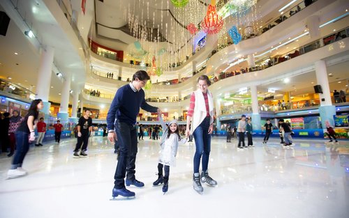 Sunway Pyramid -luistelukokemus Kuala Lumpurissa