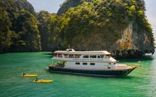 Excursion d'une journée complète à Phuket dans la baie de Phang Nga et à Ko Hong