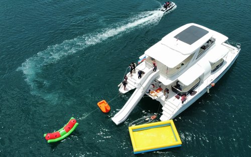 Party Boat Day Trip or Sunset Cruise in Kota Kinabalu, Sabah 